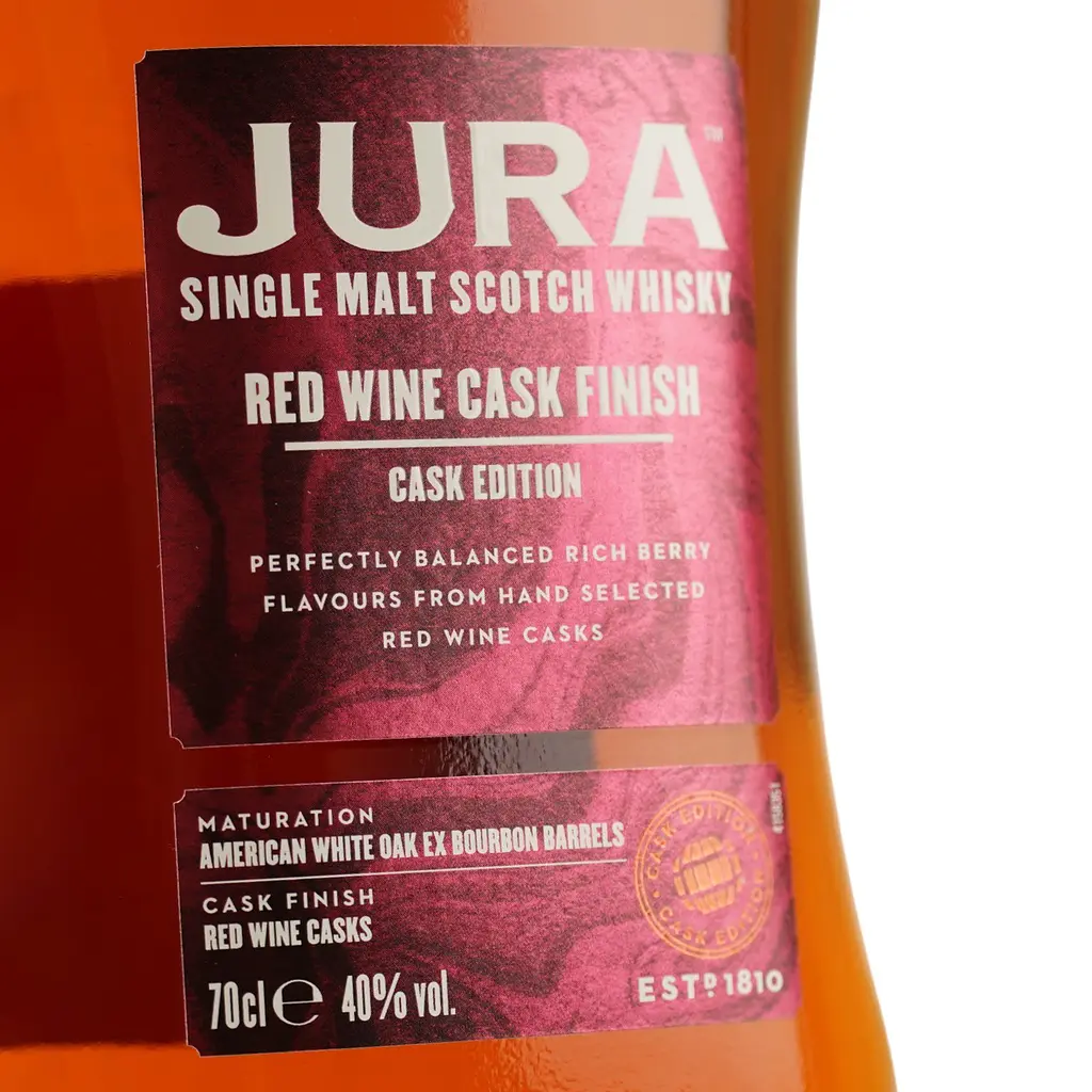Виски Jura Red Wine Single Malt Scotch Whisky, 40%, 0,7 л (54773) - фото 10