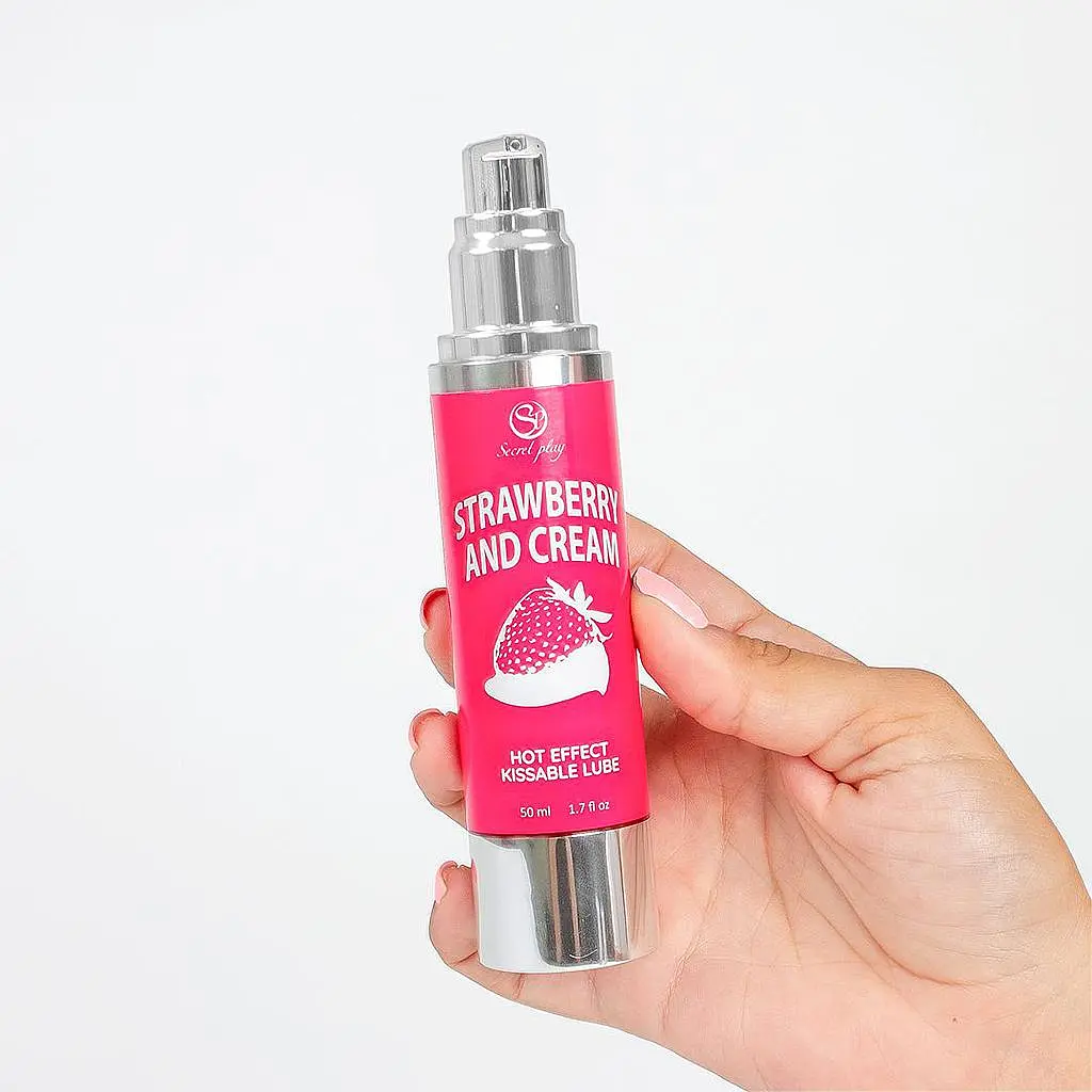 Лубрикант - Secret Play Strawberry & Cream, 50 мл - фото 2