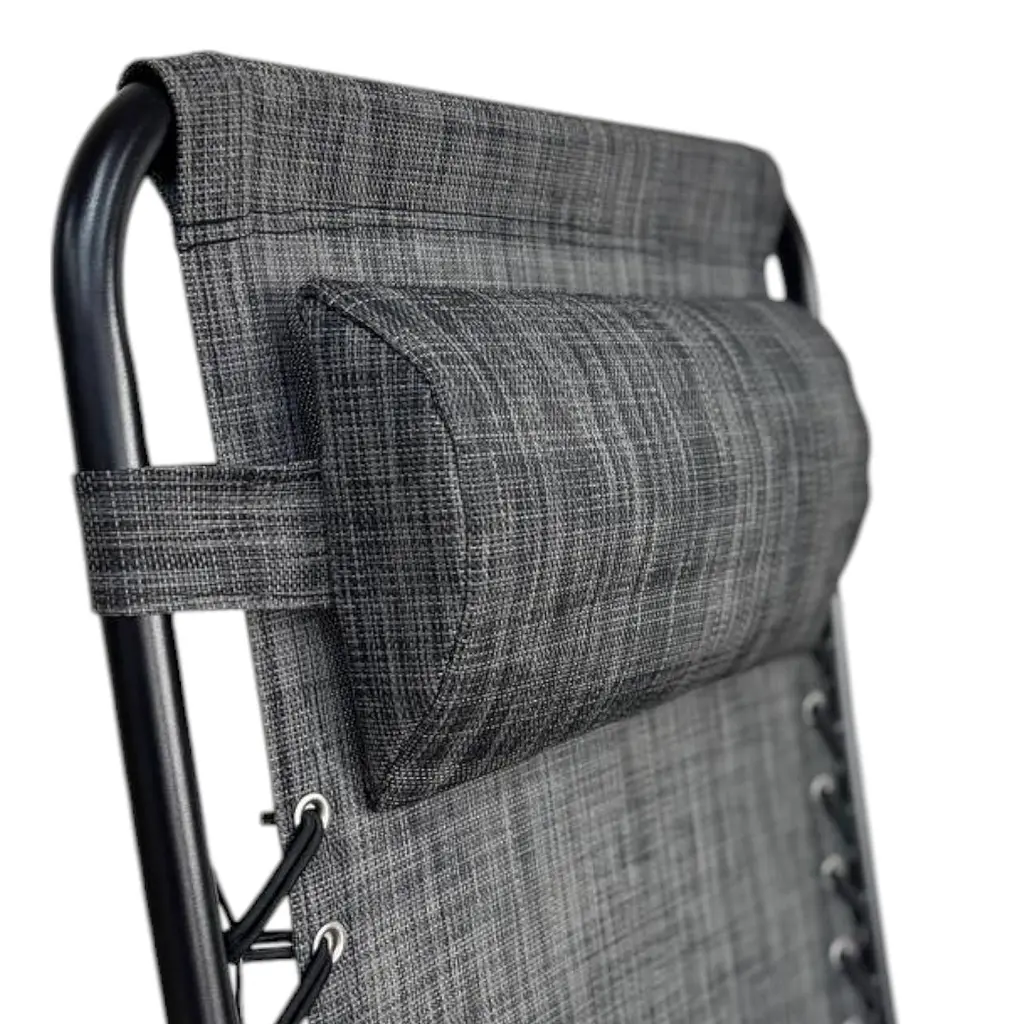 Раскладное кресло шезлонг Leobro Zero Gravity Dark Grey (LB-ZGC-A1-DGR) - фото 3