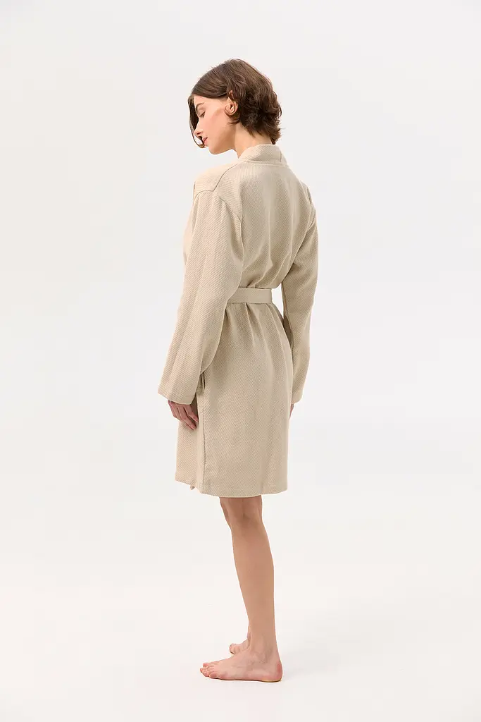 Халат-кимоно Lotus Home - Samma бежевый L/XL - фото 3