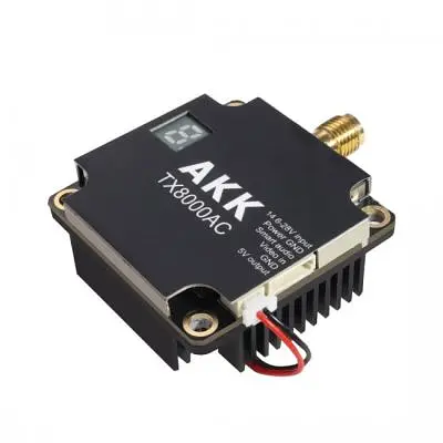 Відеопередавач (VTX) AKK Ultra Long Range 8W 4.9G-6G 96CH (TX8000AC) - фото 2