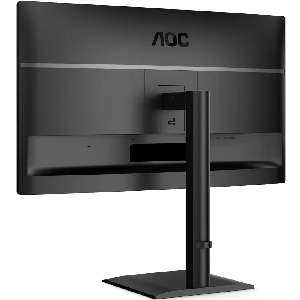TFT 27" AOC 27E4U, IPS, 120Hz, VGA, HDMI, DP, USB-hub, HAS, Pivot, колонки, чорний - фото 7