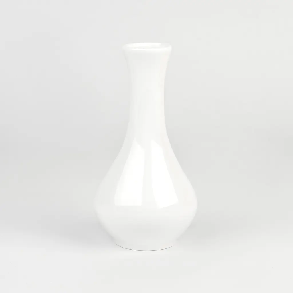 Ваза для квітів МВМ My Home Перлина 79x150 мм біла (DH-FLOWERS-30 WHITE) - фото 2