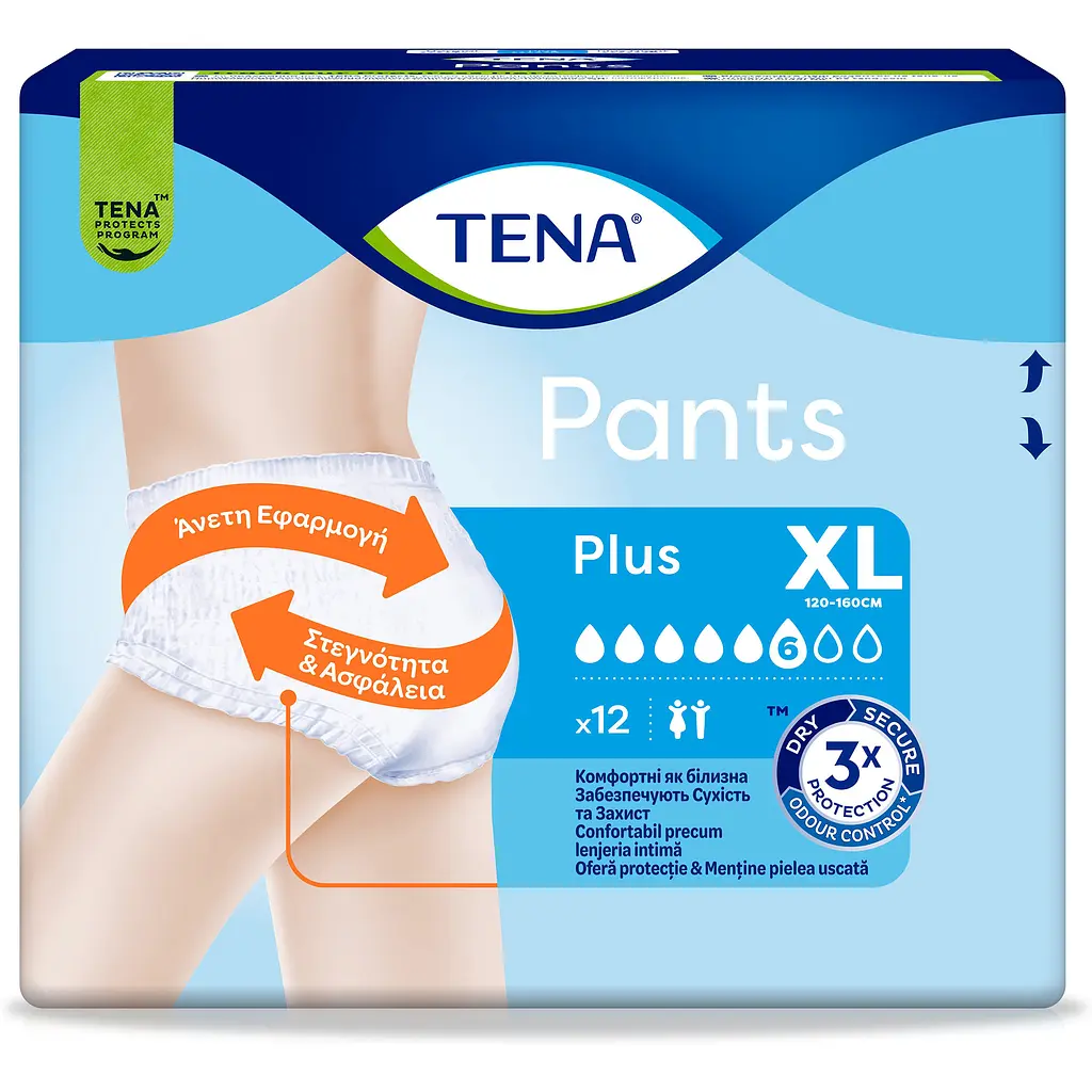 Труси-підгузки для дорослих Tena Pants Plus XL 12 шт. - фото 2