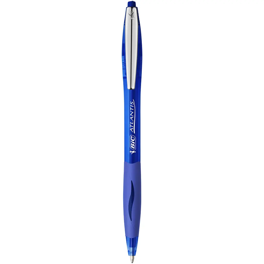 Ручка кулькова BIC Atlantis Soft, синий, 12 шт. (9021322) - фото 2