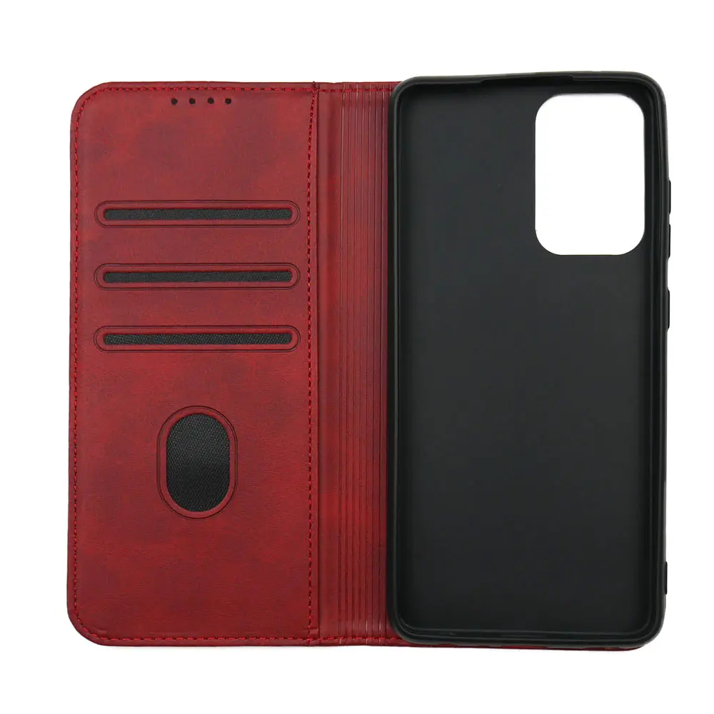 Чохол-книжка Premium Samsung A52 5G (A526)/A52 4G (A525)/A52S (A528) Dark Red - фото 2