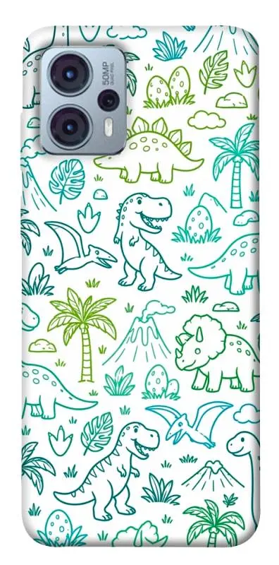 TPU чохол Demsky Dino pattern для Motorola Moto G23