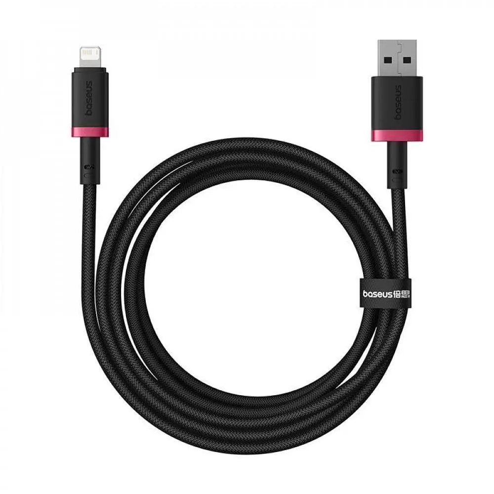 Кабель Baseus Dura Series Fast Charging Lightning 2.4A (2m) black/red (P10377801U01-03) - фото 8