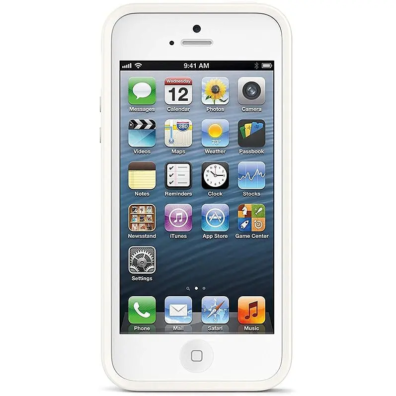 Чохол-накладка Duzhi Super slim Mobile Phone Case iPhone 5/5s Clear\White - фото 2