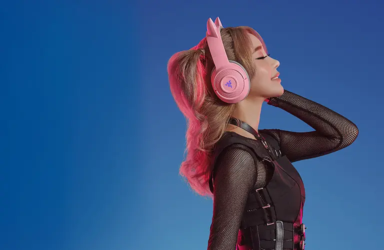 Гарнитура Razer Kraken Kitty Edition Quartz BT RGB Pink (RZ04-03520100-R3M1) - фото 5