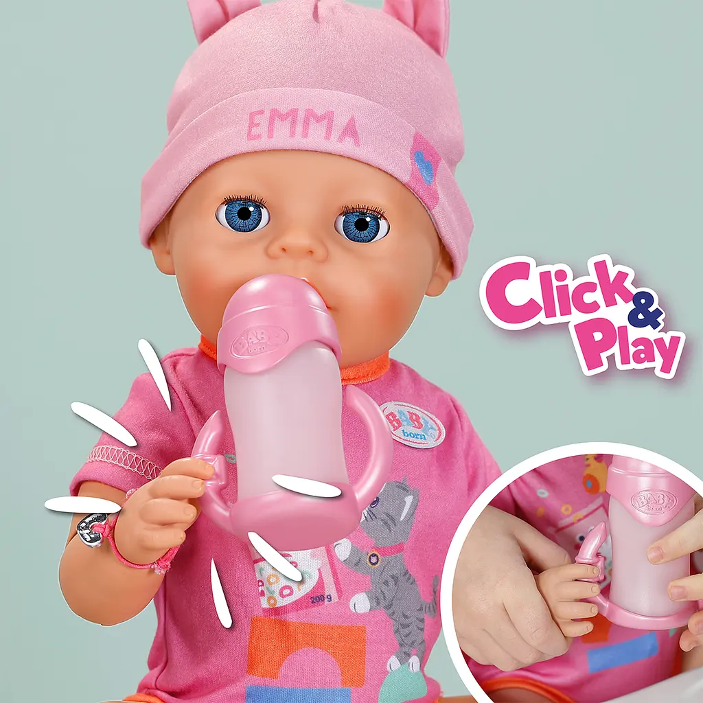 Лялька Baby Born Click and Play Емма (839966) - фото 4
