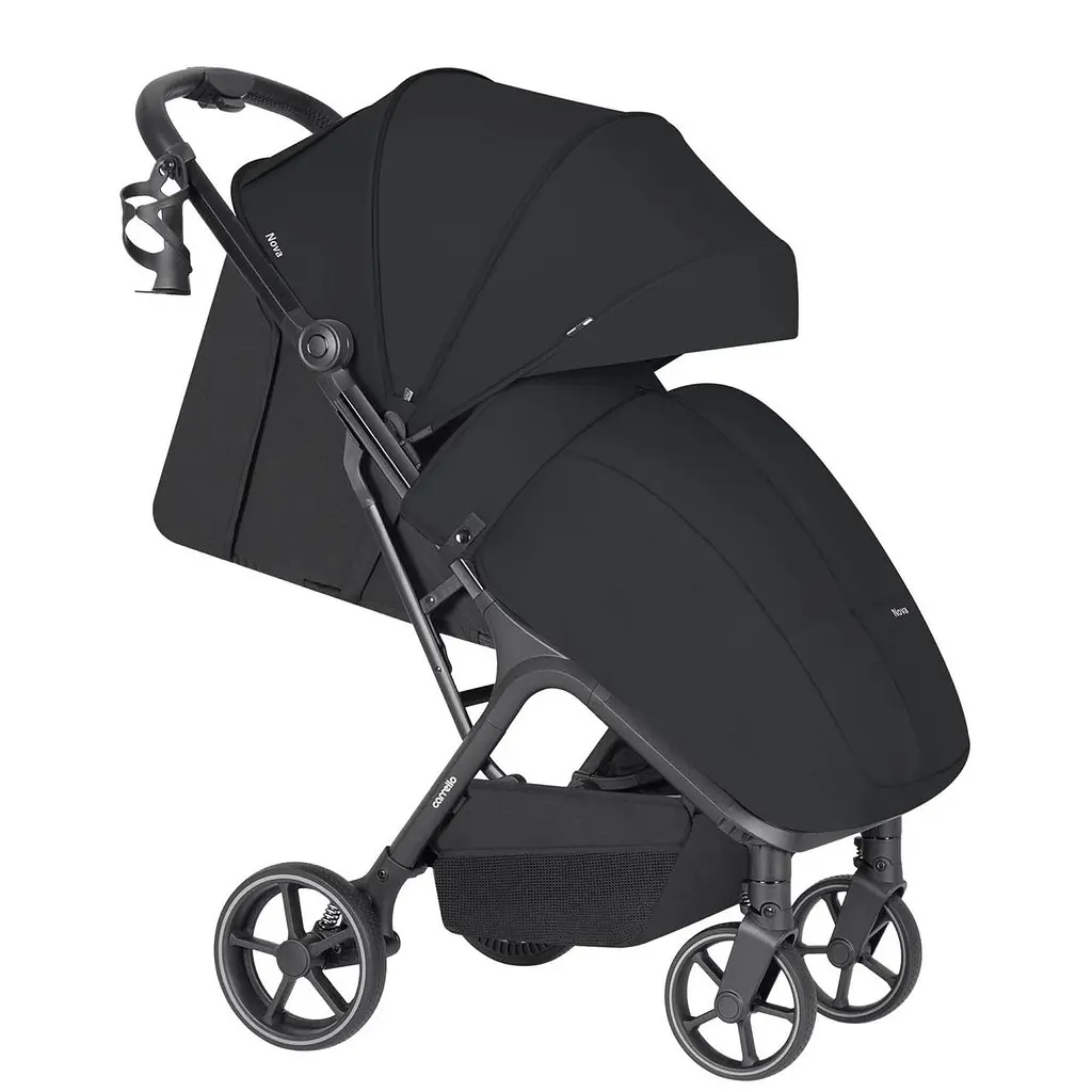 Прогулянкова коляска Carrello Nova CRL-5524 Vinyl Black з автоматичним складанням колекція 2025 - фото 3