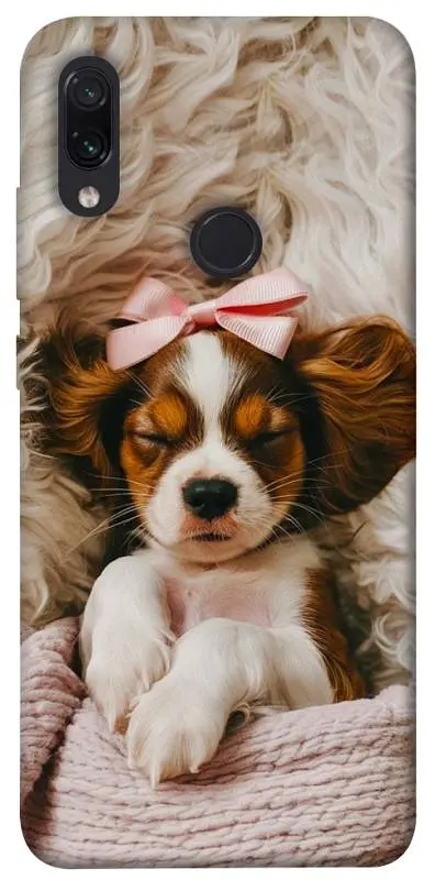 TPU чохол Demsky Sleepy spaniel для Xiaomi Redmi Note 7 / Note 7 Pro / Note 7s