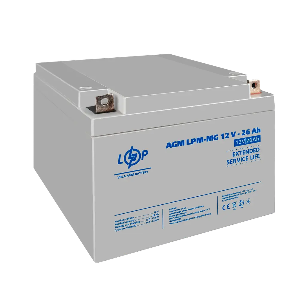 Аккумулятор мультигелевый LPM-MG 12V - 26 Ah - фото 3