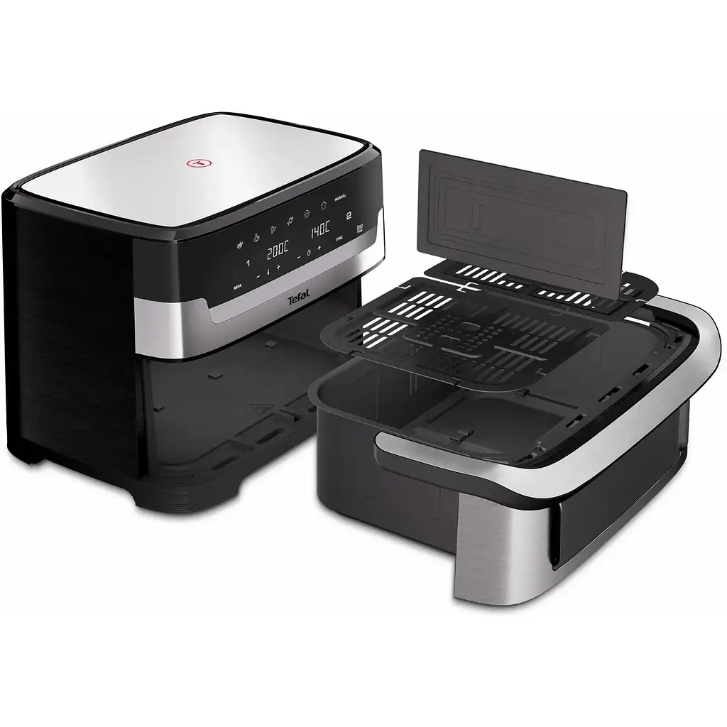 Мультипечь Tefal Dual Easy Fry Flex 2700Вт, чаша 5.5+3.5 л - фото 4