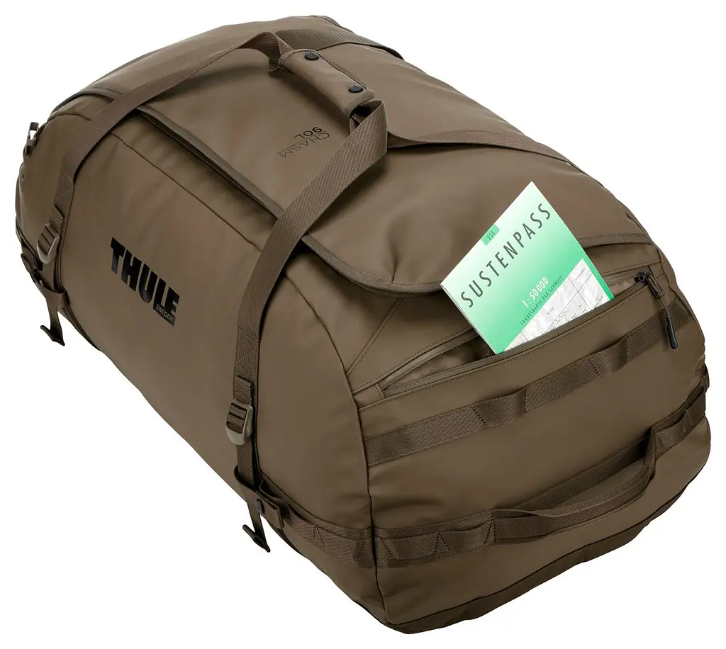 Спортивная сумка Thule Chasm Duffel 90L (Deep Khaki) 3205597 (TH 3205597) - фото 5