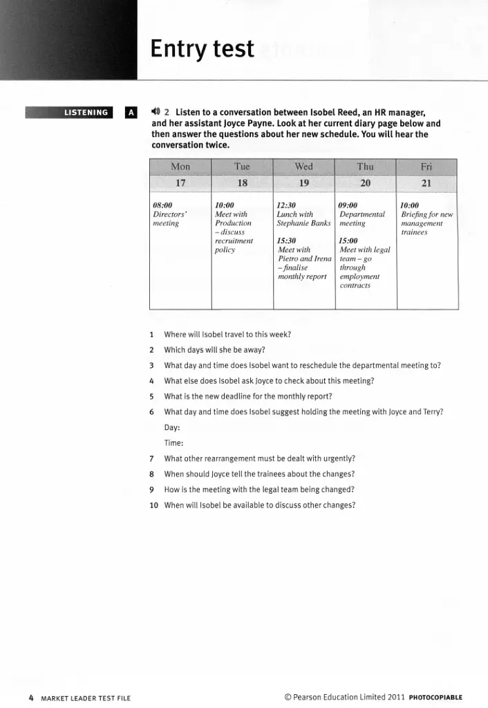 Market Leader. Upper Intermediate. Test File (3rd Edition) - Льюїс Ленсфорд - фото 4