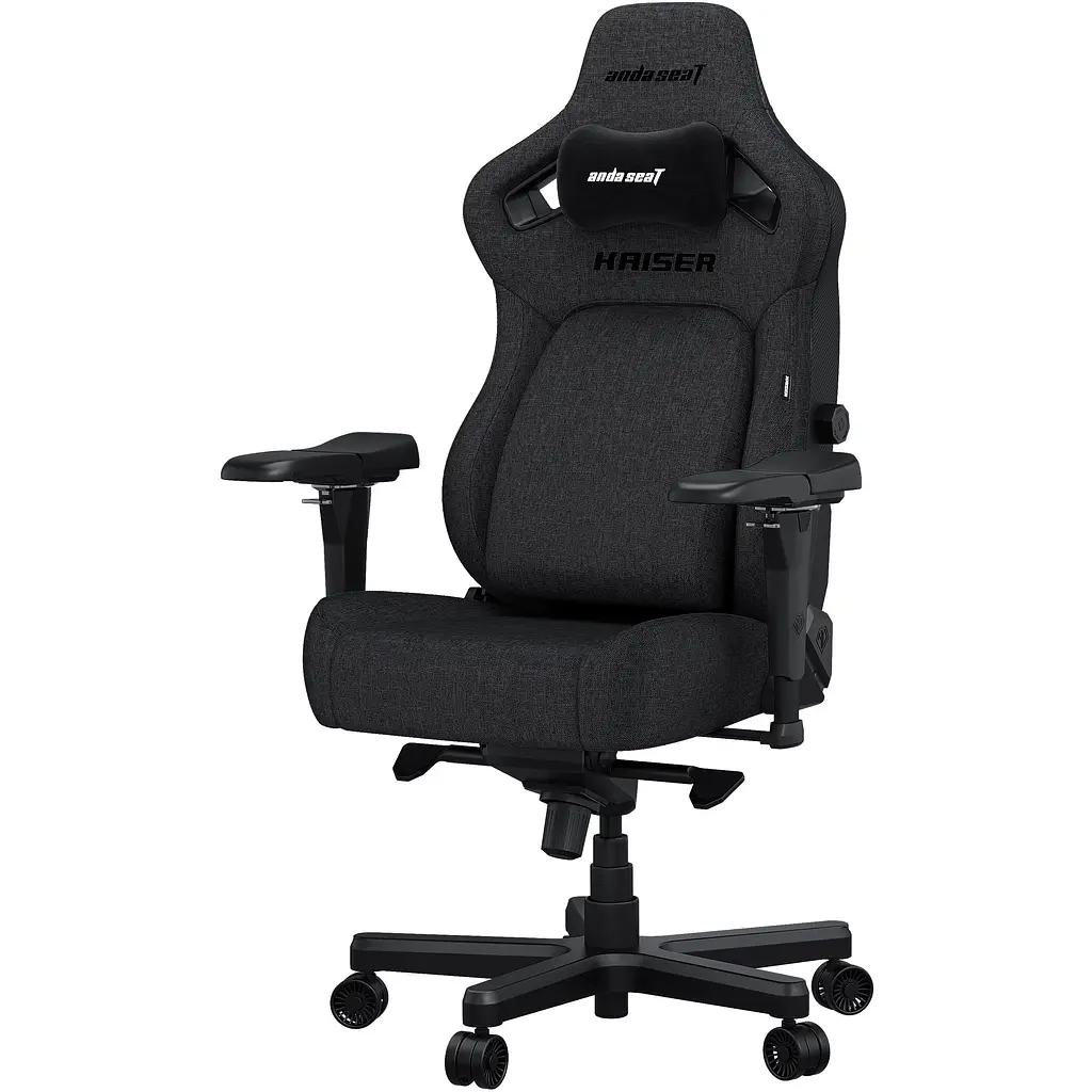 Крісло ігрове Anda Seat Kaiser 4 Dark Grey Fabric Size XL (AD12YDDC-XLL-20-GB-CF) - фото 13