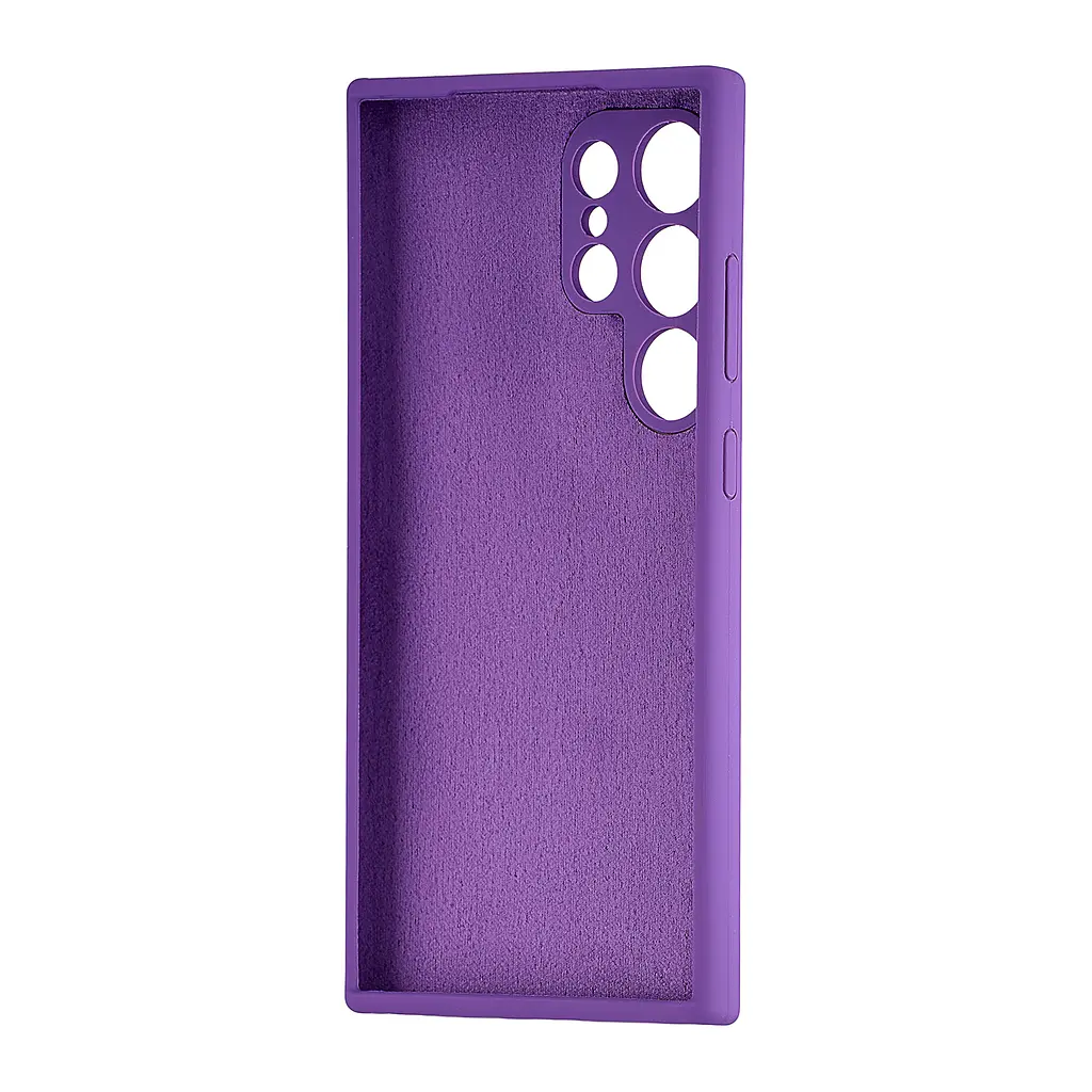 Чохол Silicone Case Samsung S24 Ultra (S928) Purple - фото 2