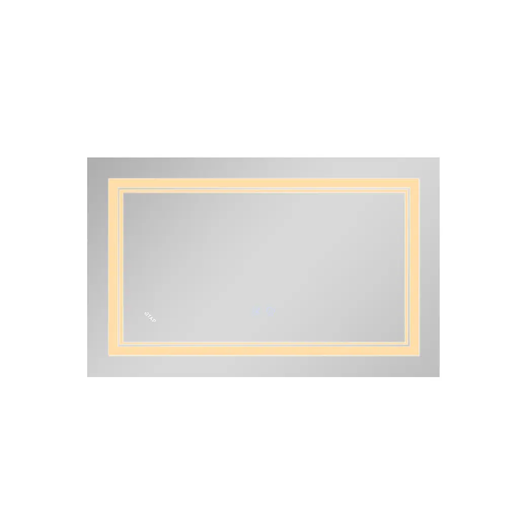 Дзеркало Qtap Cardinal 500x700 з LED-підсвічуванням Touch, з антизапотіванням, з димером температури кольору (3000-6500K) Reverse QT0478C5070 - фото 5