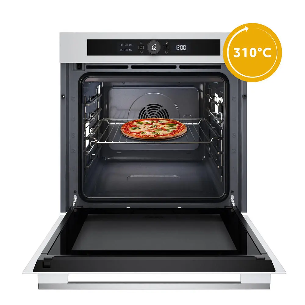 Whirlpool Духовий шафа електричний, 73л, A+, дисплей, конвекція, піроліз, телескопічні напрямні, білий - фото 7