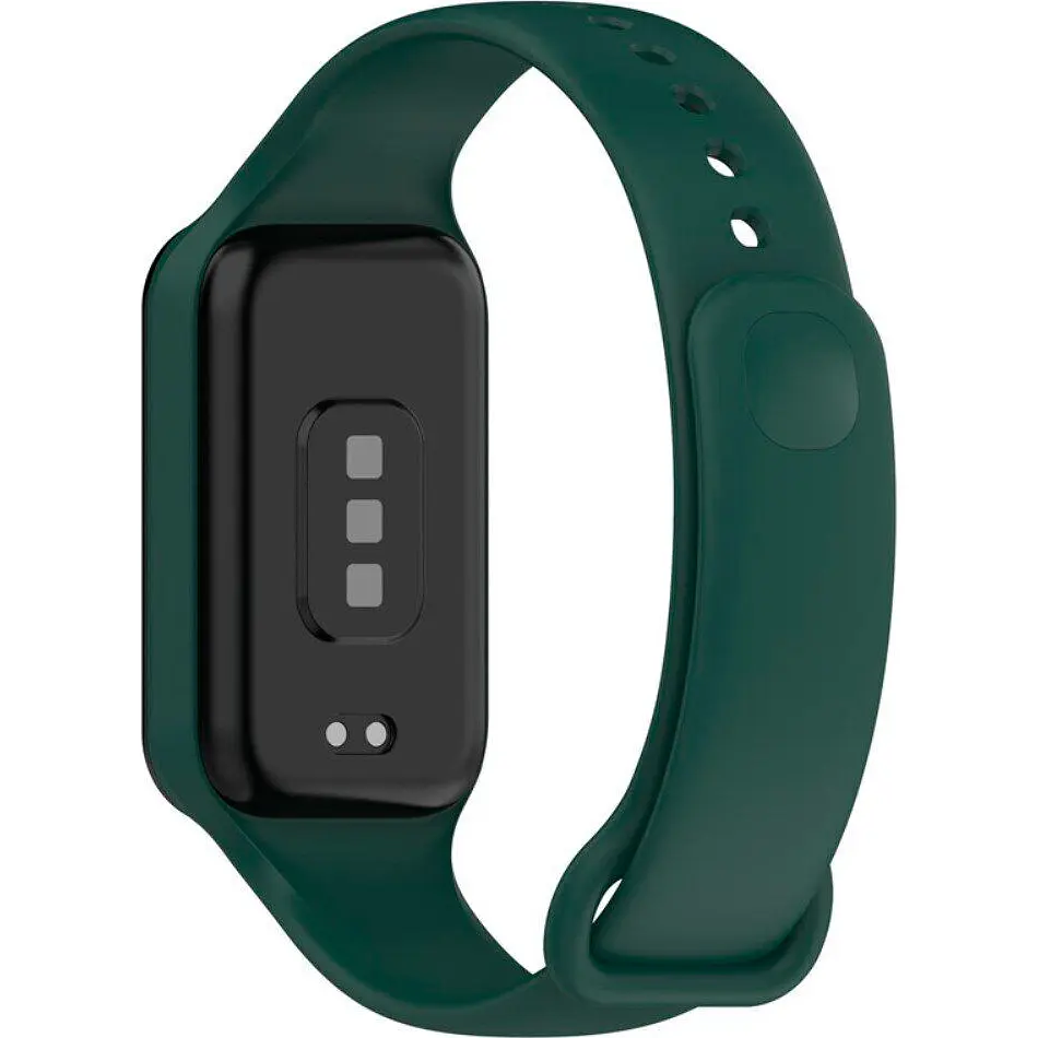 Ремінець ArmorStandart Silicone для Mi Band 8 Active / Redmi Smart Band 2 Dark Green [ARM73996] [103393] - фото 3