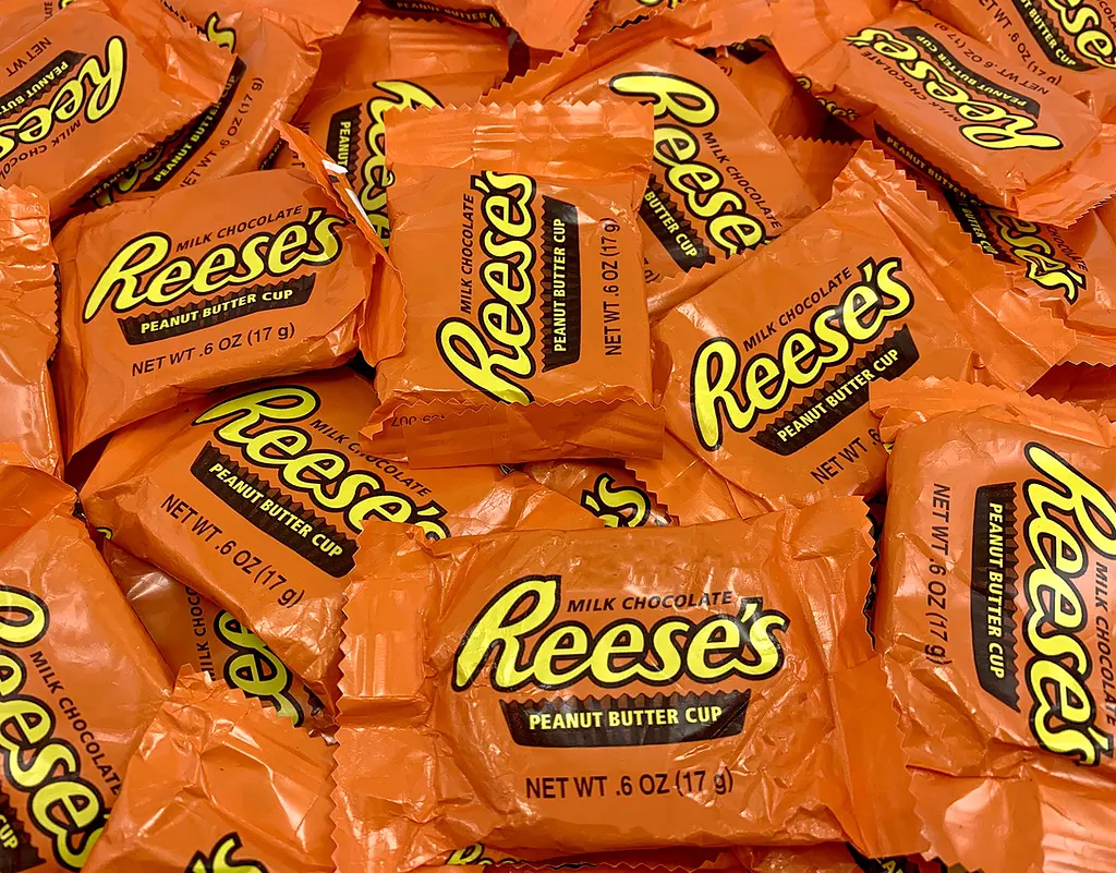 Цукерки Reese's Milk Chocolate Peanut Butter Cups Snack Size 552 г - фото 3
