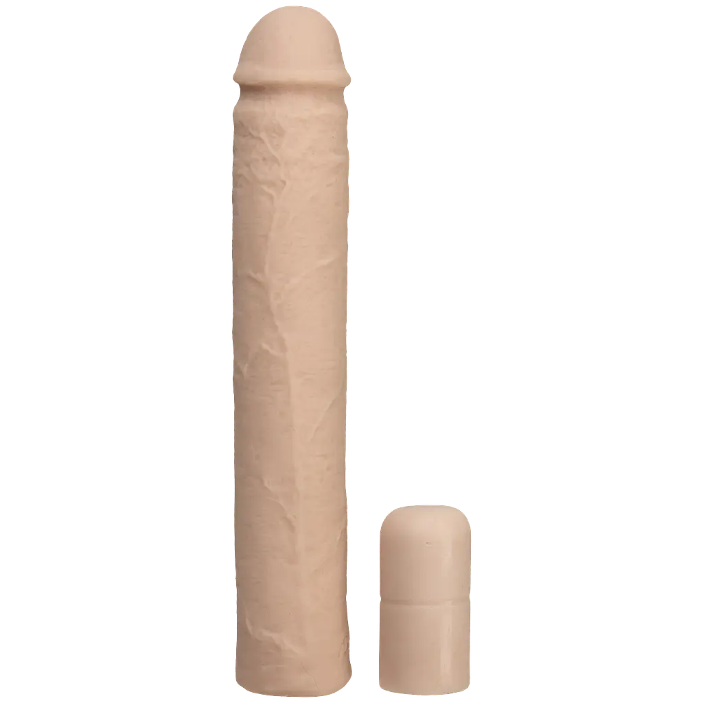 Насадка на член Doc Johnson Xtend It Kit White, що подовжує до +7.6 см і потовщує до +1.2 см (тілесний)