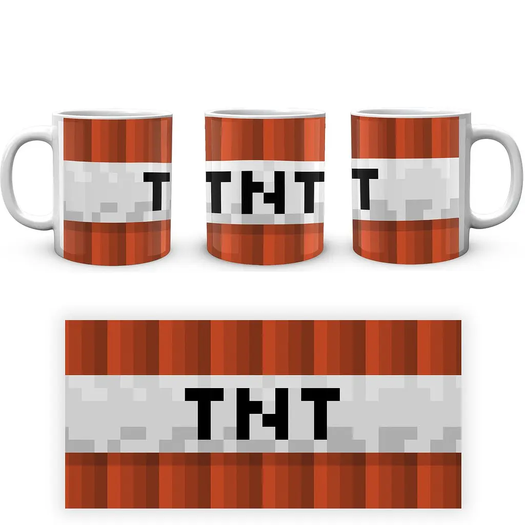 Кухоль GeekLand Minecraft Майнкрафт Динаміт Tnt MС.02.371 330 мл білий - фото 3