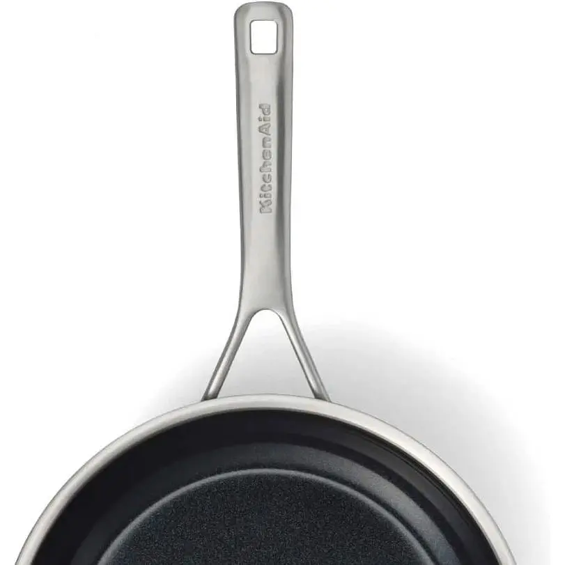 Набір сковорідок KitchenAid Multiply Stainless Steel з керамічним покриттям 24/28 см (CC006066-001) - фото 2