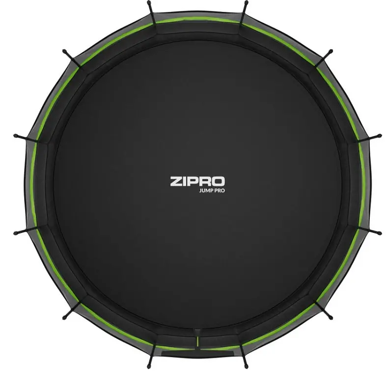 Батут із внутрішньою сіткою Zipro Jump Pro 16 футів 496 см чорно-зелений (5902659840707) - фото 3