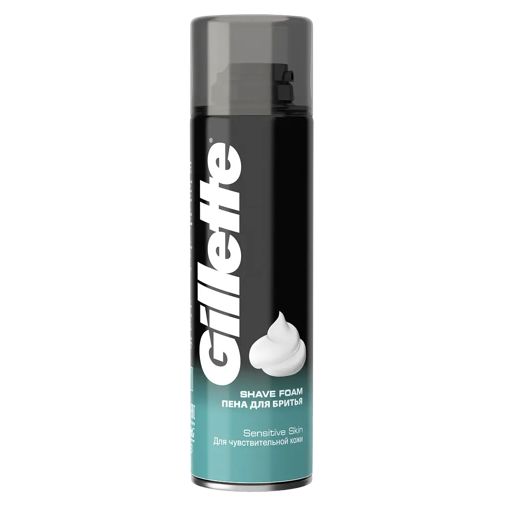 Піна для гоління Gillette Foam Sensitive Skin для чутливої шкіри 200 мл - фото 2
