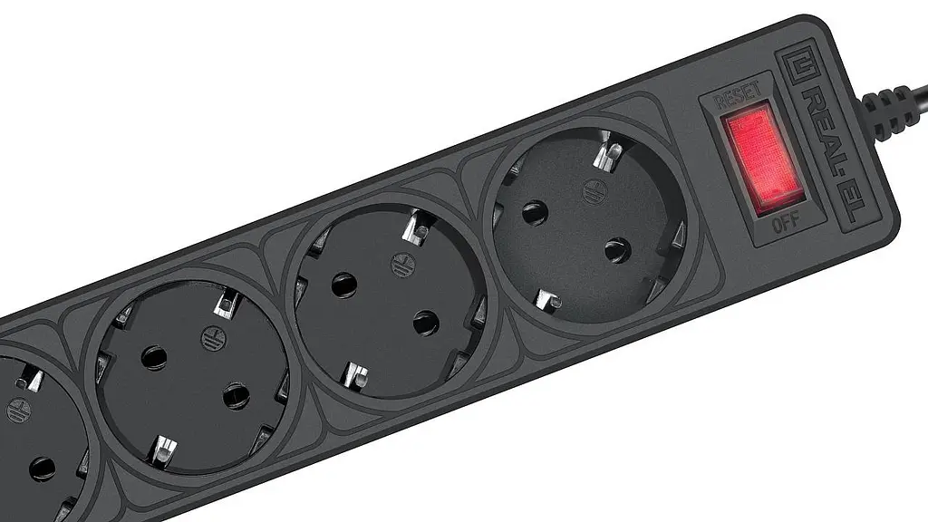 Сетевой фильтр Real-EL RS-Protect 505 5 м Black (EL122300046) - фото 3