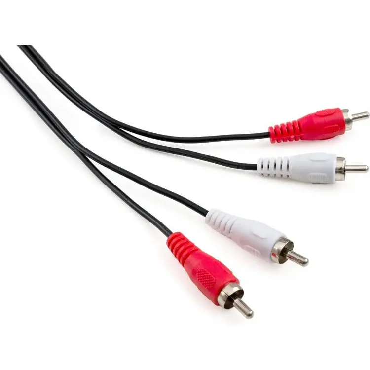 Кабель мультимедійний 2xRCA M to 2xRCA M 1.8m Vinga (VCP2RCA1.8)