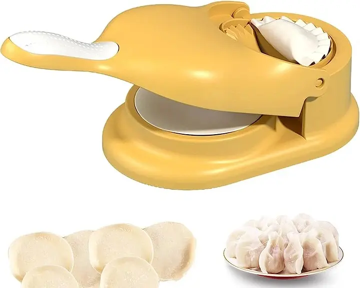 Ручний апарат Good Idea Dumpling Mold 2в1 для розкачування тіста та ліплення вареників і пельменів - фото 2
