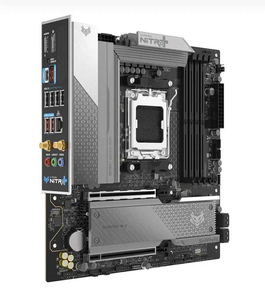 Материнская плата Sapphire NITRO+ B850M WIFI (52123-01) - фото 3