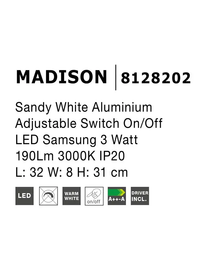 Світильник Nova Luce Madison 8128202 - фото 3