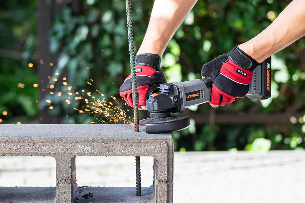 Шлифмашина угловая и шуруповерт аккумуляторный Sthor (78097) - фото 7