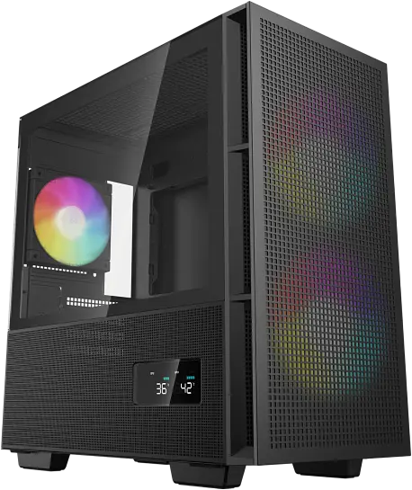 Корпус DeepCool CH360 Digital ARGB Black (R-CH360-BKAPE3D-G-1) - фото 2