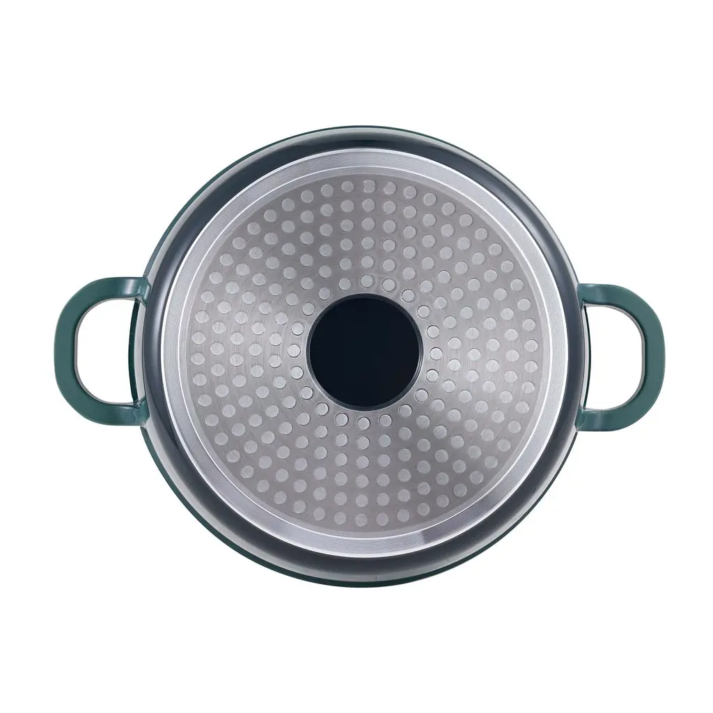 Каструля з кришкою Bergner Excalibur зелена 20 см 2,2 л (BG-36100-GR) - фото 3