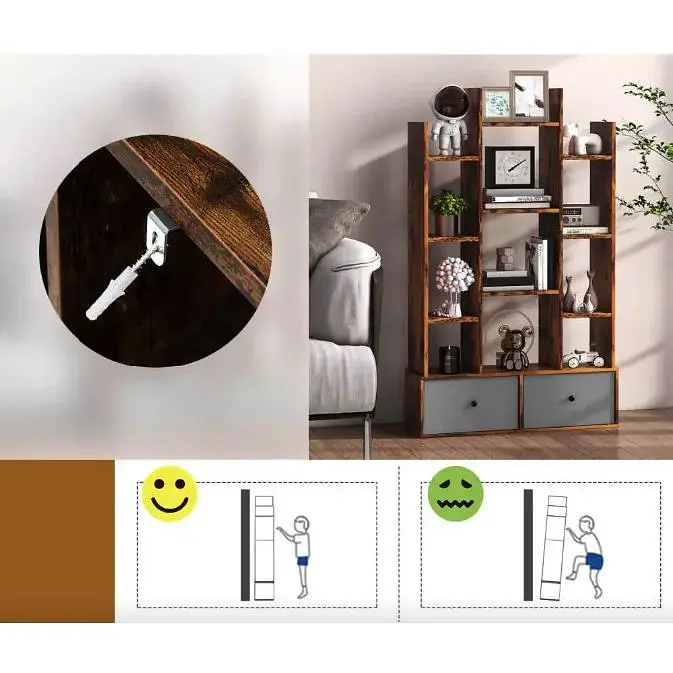 Стелаж Costway Drawer в стилі Loft - фото 8