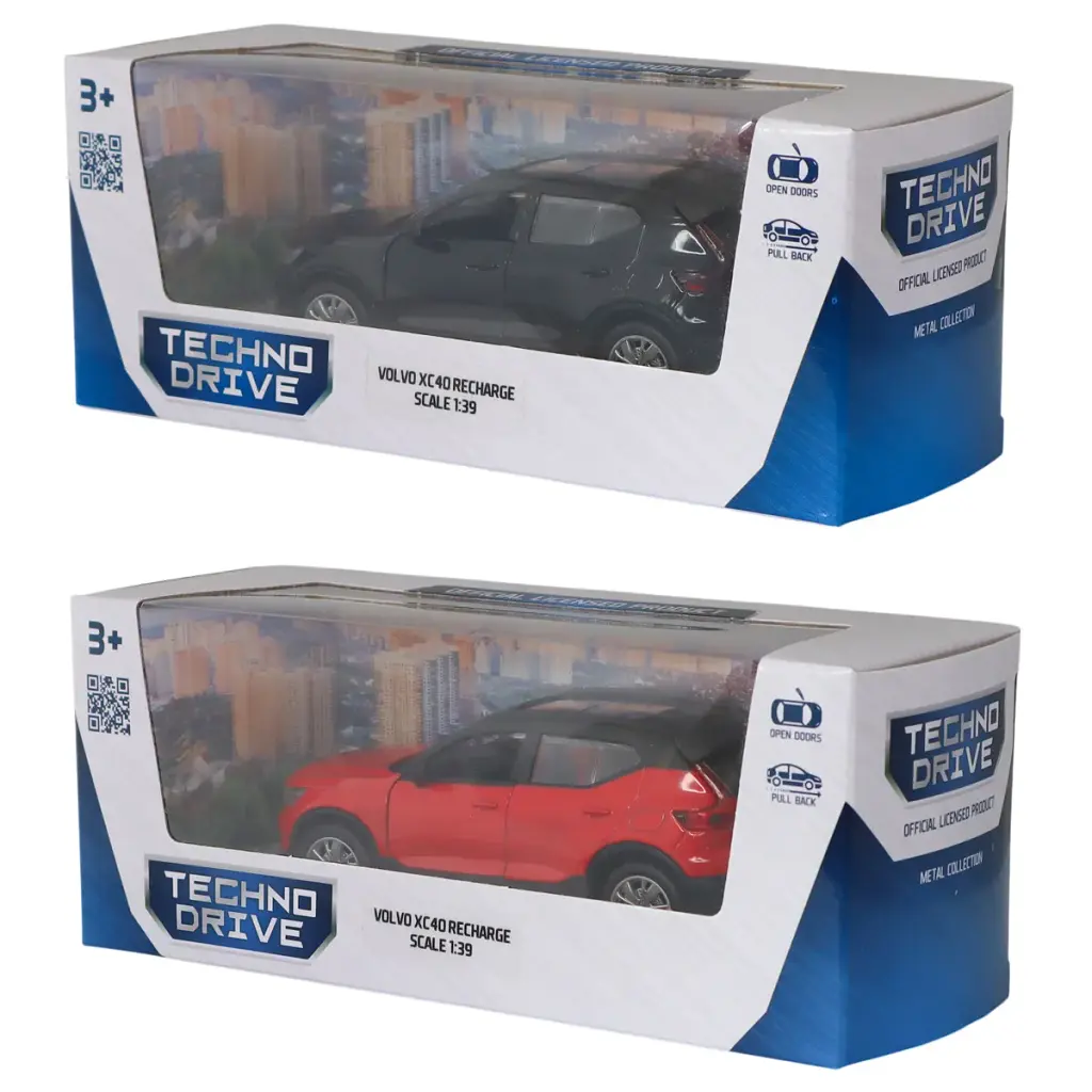 Автомодель – Volvo XC40 (червоний, чорний) - фото 4