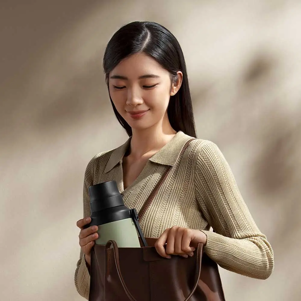 Термос Xiaomi MiJia Big Belly Thermos Cup 1L (MJDDB01PL) Green - фото 6