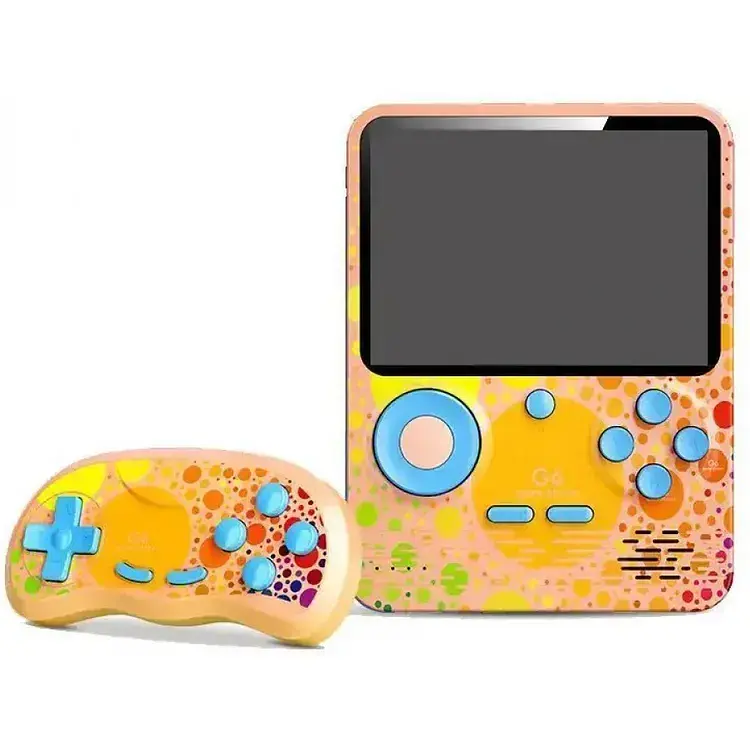 Ігрова консоль G6 портативна 3.5 дюйма 6000mAh pink - фото 7