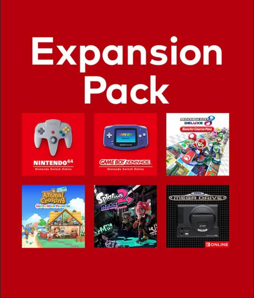 Подписка Nintendo Switch Online Family Membership Семейная + Expansion Pack, 12 месяцев для региона Европы (Nintendo eShop) - фото 2
