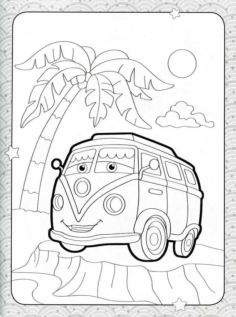 Розмальовка для найменших. Кумедні машинки - фото 2