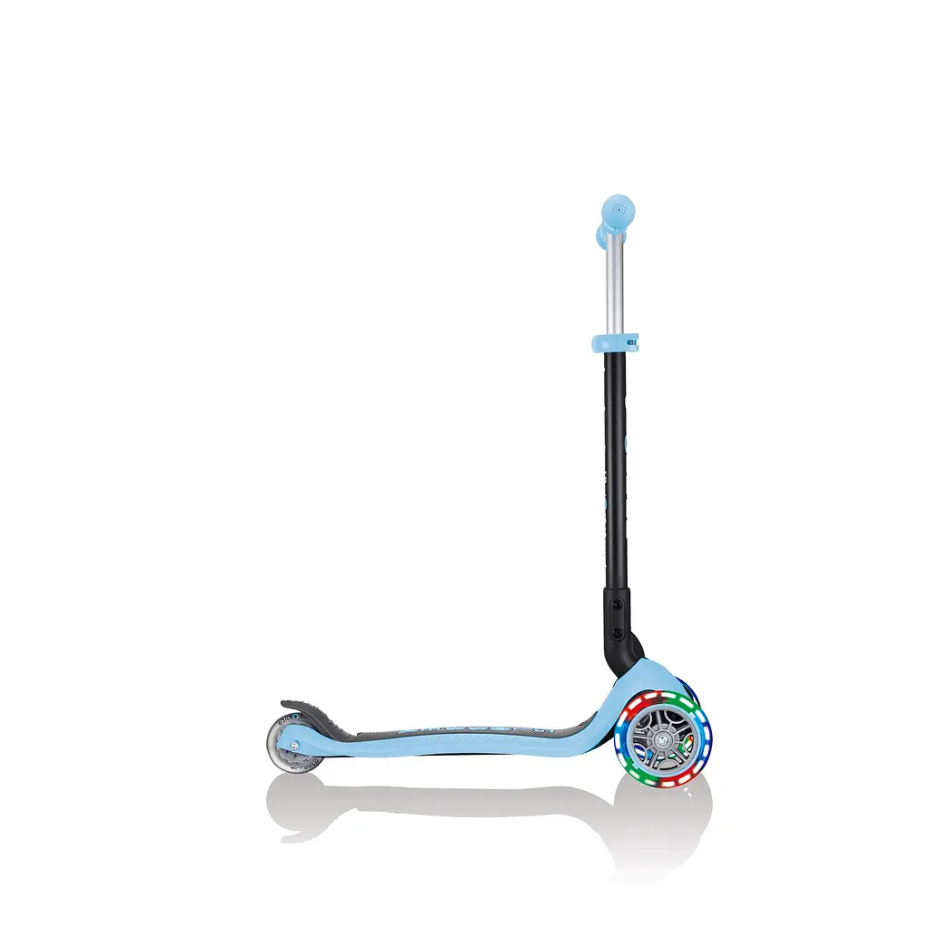 Самокат Globber Go up foldable plus lights, пастельно-синій (743-200) - фото 5