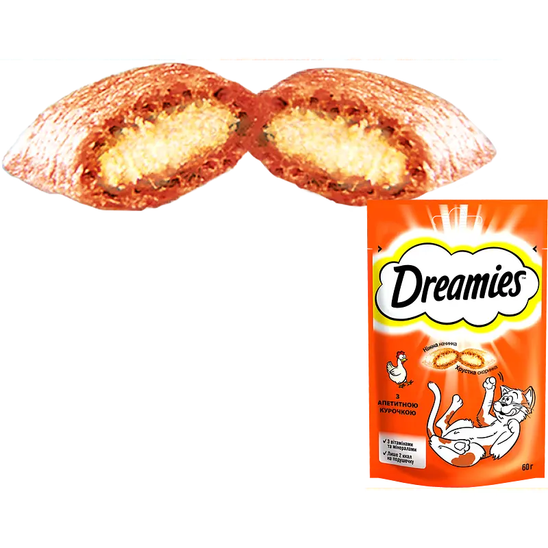 Ласощі для котів Dreamies з куркою 60 г - фото 3