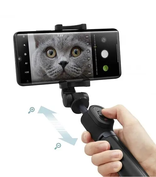 Трипод селфі штатив Xiaomi Mi Bluetooth Bracket Selfie Stick Tripod Zoom Black (XMZPG05YM / BHR4972CN) - фото 2