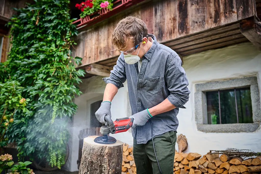 Шлифмашина полировальная CC-PO 1100/150 CE 1100Вт Einhell teh0025424 - фото 8